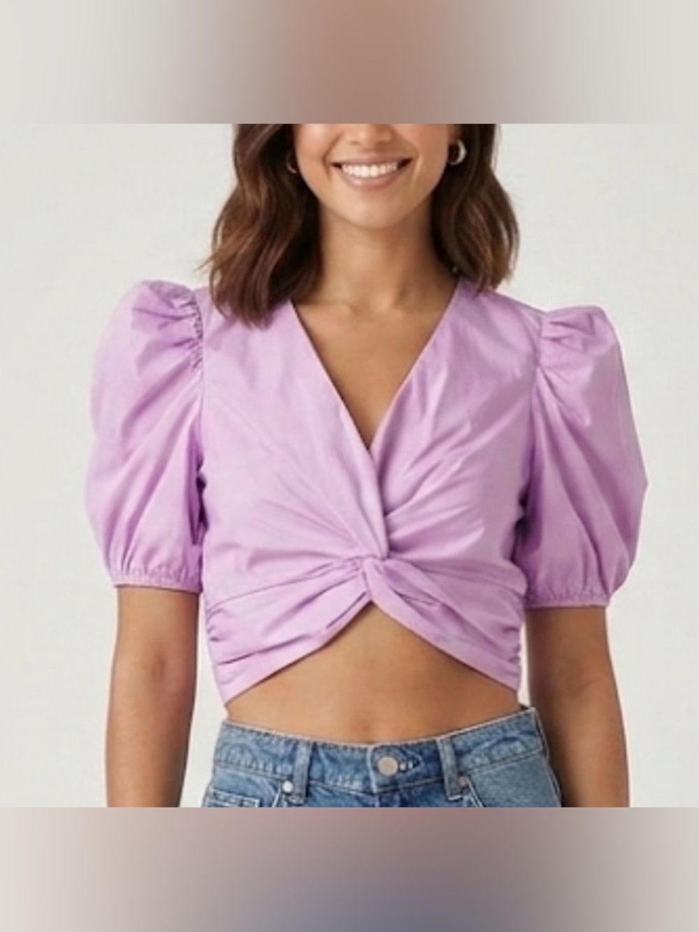 English Factory 100% Cotton Twist Top, Size S